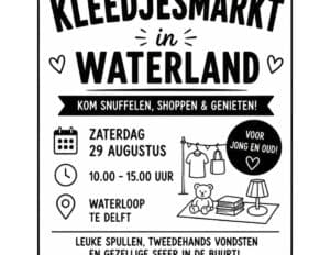 Kleedjesmarkt in Waterland: kom snuffelen, shoppen & genieten!
